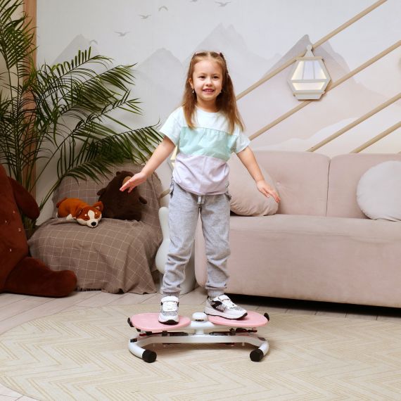 ФИТНЕС ПЛАТФОРМА /ГОРНОЛЫЖНЫЙ ТРЕНАЖЁР DFC "TWISTER BOW" С ЭСПАНДЕРАМИ