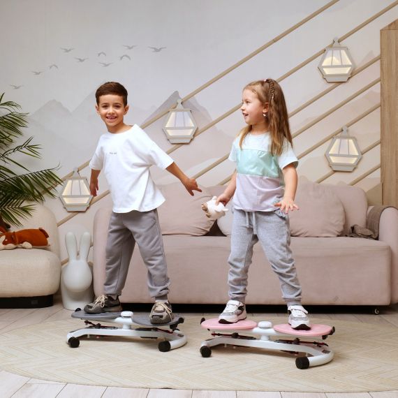 ФИТНЕС ПЛАТФОРМА/ГОРНОЛЫЖНЫЙ ТРЕНАЖЁР DFC "TWISTER BOW" С ЭСПАНДЕРАМИ