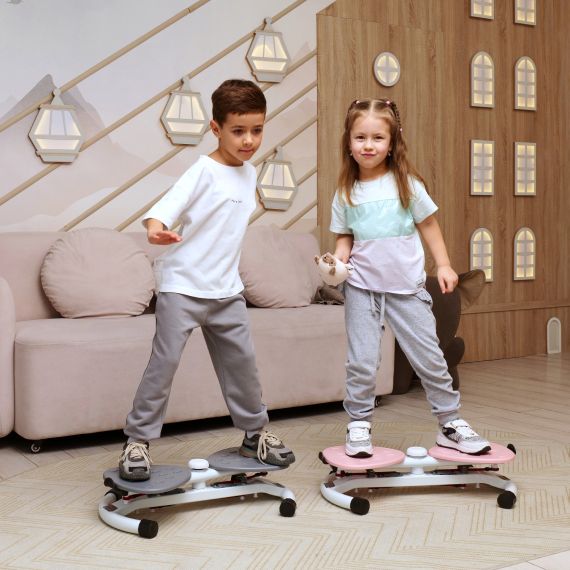 ФИТНЕС ПЛАТФОРМА/ГОРНОЛЫЖНЫЙ ТРЕНАЖЁР DFC "TWISTER BOW" С ЭСПАНДЕРАМИ