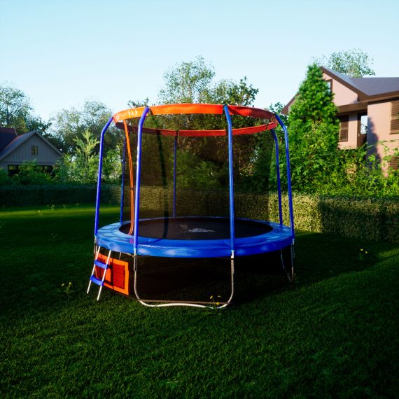 БАТУТ DFC JUMP BASKET 12FT / БЕЗ НИЖНЕЙ СЕТКИ