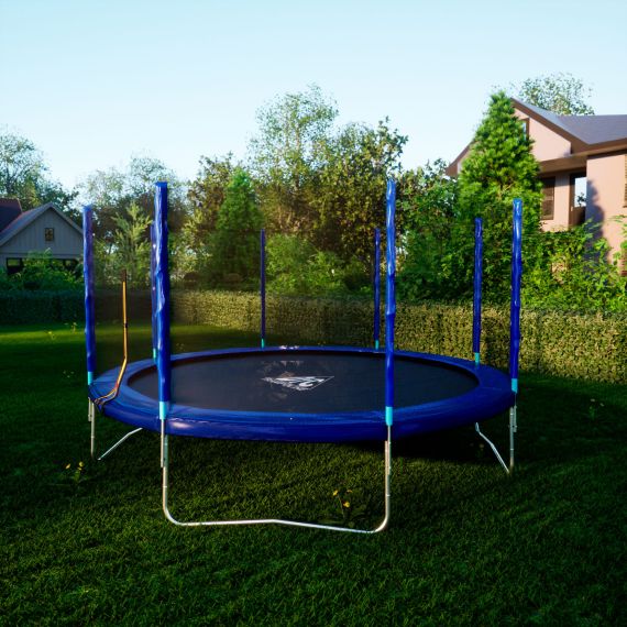 БАТУТ DFC TRAMPOLINE FITNESS С СЕТКОЙ 14FT