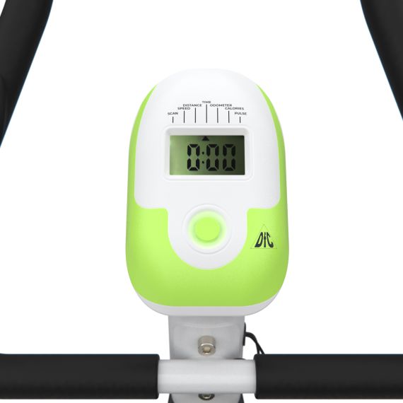 ВЕЛОТРЕНАЖЕР DFC B504B МАГНИТНЫЙ (БЕЛЫЙ КОРПУС, ЗЕЛЕНАЯ ПОЛОСА)