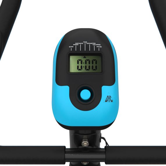 ВЕЛОТРЕНАЖЕР DFC B504BB МАГНИТНЫЙ (ЧЕРНЫЙ КОРПУС, ГОЛУБАЯ ПОЛОСА)