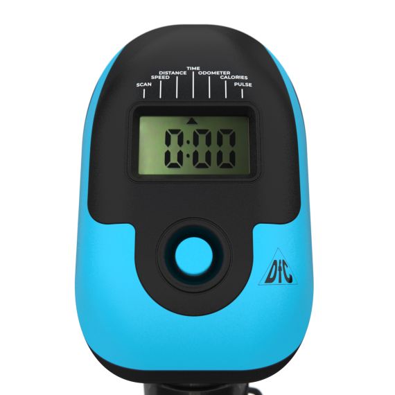 ВЕЛОТРЕНАЖЕР DFC B504BB МАГНИТНЫЙ (ЧЕРНЫЙ КОРПУС, ГОЛУБАЯ ПОЛОСА)