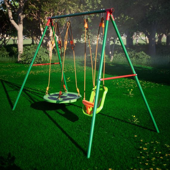 ДЕТСКИЙ КОМПЛЕКС DFC КАЧЕЛИ: ГНЕЗДО И ДЛЯ МАЛЫШЕЙ