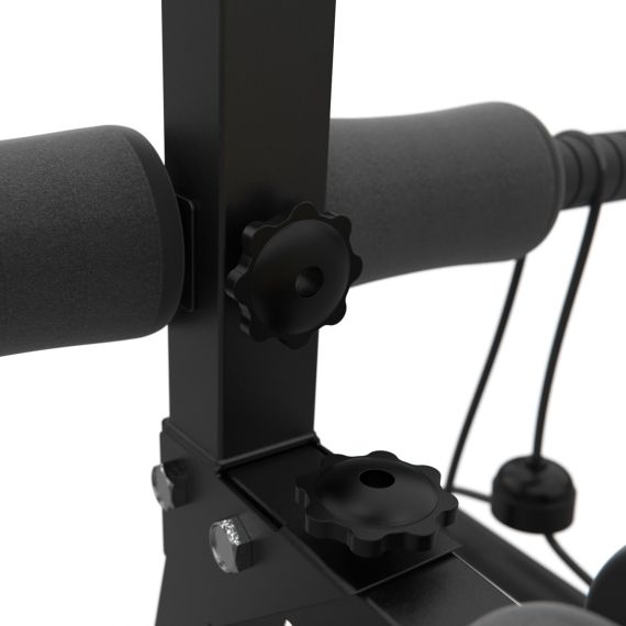 СКАМЬЯ ДЛЯ ПРЕССА DFC С ГАНТЕЛЯМИ И ЭСПАНДЕРАМИ  D102RY