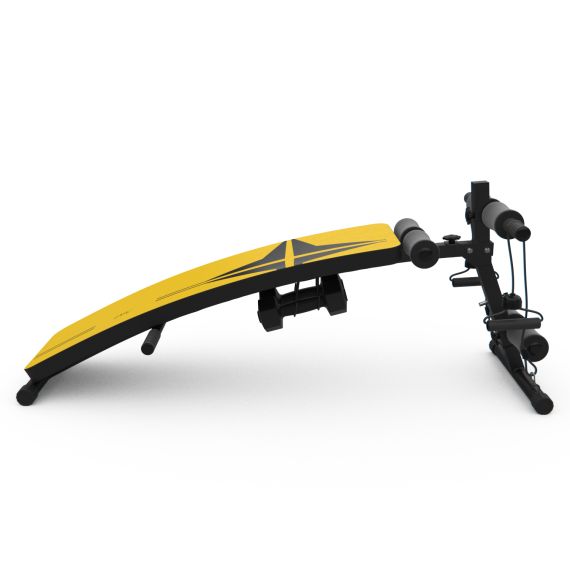 СКАМЬЯ ДЛЯ ПРЕССА DFC С ГАНТЕЛЯМИ И ЭСПАНДЕРАМИ  D102RY