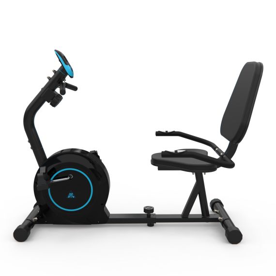 ВЕЛОТРЕНАЖЕР DFC B504R МАГНИТНЫЙ (ЧЕРНЫЙ КОРПУС, ГОЛУБАЯ ПОЛОСА)