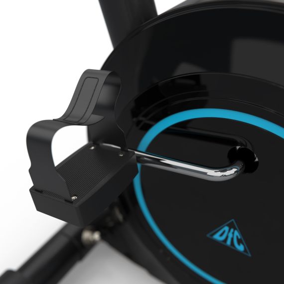 ВЕЛОТРЕНАЖЕР DFC B504R МАГНИТНЫЙ (ЧЕРНЫЙ КОРПУС, ГОЛУБАЯ ПОЛОСА)
