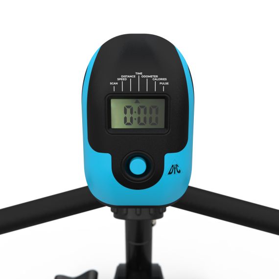 ВЕЛОТРЕНАЖЕР DFC B504R МАГНИТНЫЙ (ЧЕРНЫЙ КОРПУС, ГОЛУБАЯ ПОЛОСА)