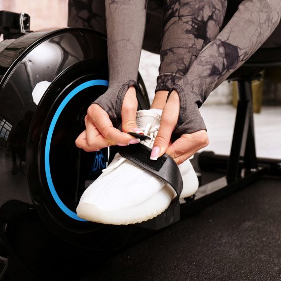 ВЕЛОТРЕНАЖЕР DFC B504R МАГНИТНЫЙ (ЧЕРНЫЙ КОРПУС, ГОЛУБАЯ ПОЛОСА)