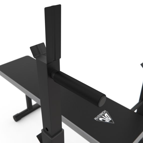 СКАМЬЯ СО СТОЙКАМИ ПОД ШТАНГУ DFC D6453L