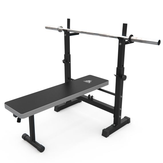 СКАМЬЯ СО СТОЙКАМИ ПОД ШТАНГУ DFC D6453L