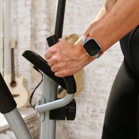 ЭЛЛИПТИЧЕСКИЙ ТРЕНАЖЕР DFC KONDITION С ЗАДНИМ МАХОВИКОМ