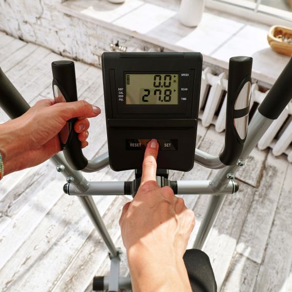 ЭЛЛИПТИЧЕСКИЙ ТРЕНАЖЕР DFC KONDITION С ЗАДНИМ МАХОВИКОМ