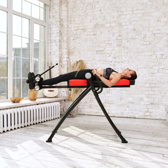 ИНВЕРСИОННЫЙ СТОЛ DFC XJ-CI-16TL СКЛАДНОЙ, МАССАЖЕР С НАГРЕВОМ