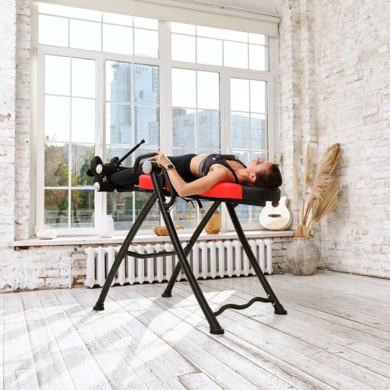 ИНВЕРСИОННЫЙ СТОЛ DFC XJ-CI-16TL СКЛАДНОЙ, МАССАЖЕР С НАГРЕВОМ