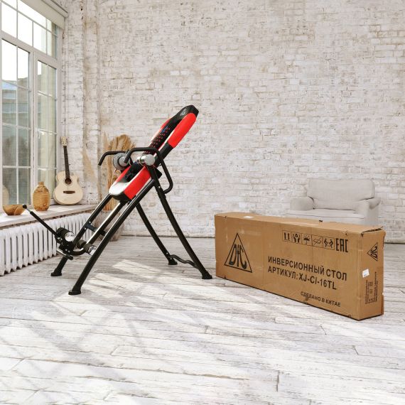 ИНВЕРСИОННЫЙ СТОЛ DFC XJ-CI-16TL СКЛАДНОЙ, МАССАЖЕР С НАГРЕВОМ