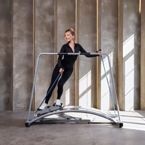 ГОРНОЛЫЖНЫЙ ТРЕНАЖЕР DFC SKIBASE С ЛЫЖНЫМИ ПАЛКАМИ