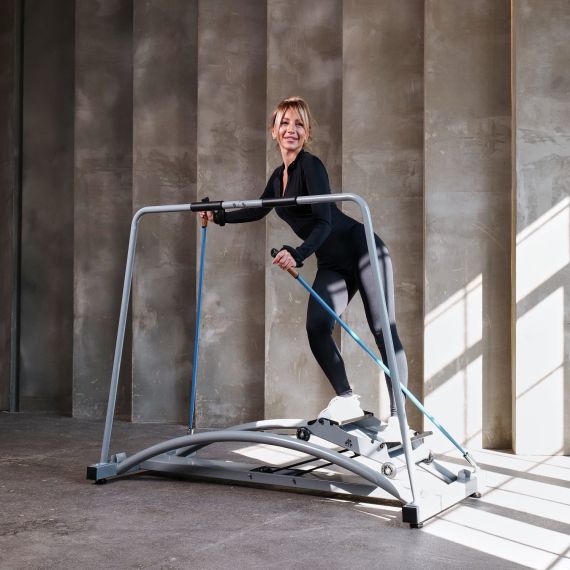 ГОРНОЛЫЖНЫЙ ТРЕНАЖЕР DFC SKIBASE С ЛЫЖНЫМИ ПАЛКАМИ