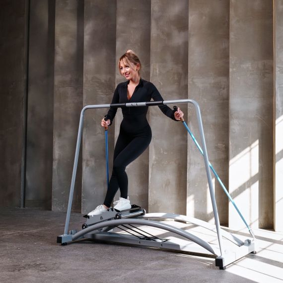 ГОРНОЛЫЖНЫЙ ТРЕНАЖЕР DFC SKIBASE С ЛЫЖНЫМИ ПАЛКАМИ