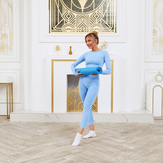 КОВРИК ДЛЯ ФИТНЕСА И ЙОГИ DFC YOGA 173X61X0,3 СМ