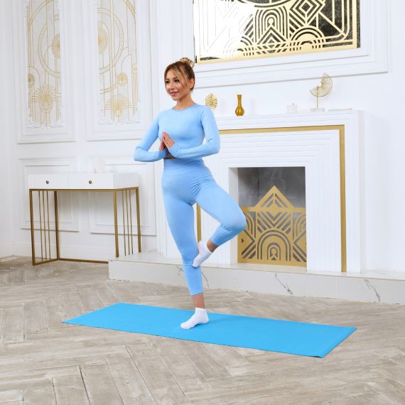 КОВРИК ДЛЯ ФИТНЕСА И ЙОГИ DFC YOGA 173X61X0,3 СМ