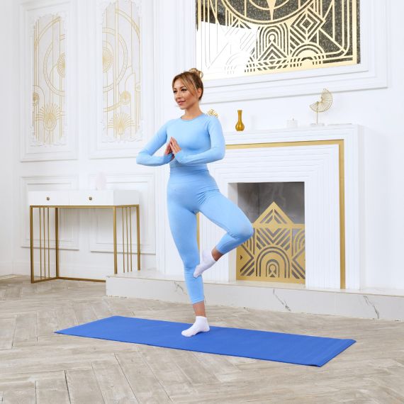 КОВРИК ДЛЯ ФИТНЕСА И ЙОГИ DFC YOGA 173X61X0,6 СМ