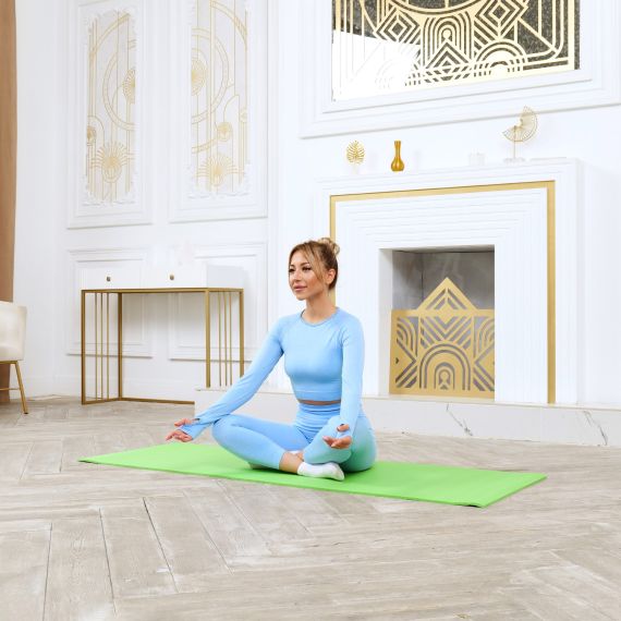 КОВРИК ДЛЯ ФИТНЕСА И ЙОГИ DFC YOGA 173X61X0,8 СМ