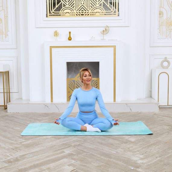 КОВРИК ДЛЯ ФИТНЕСА И ЙОГИ DFC MEDITATION DELUXE, 183X68X0,5 СМ, LOTUS