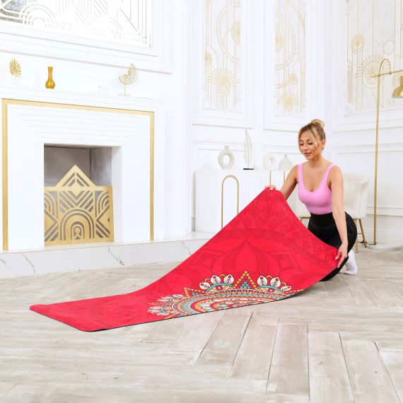 КОВРИК ДЛЯ ФИТНЕСА И ЙОГИ DFC MEDITATION DELUXE, 183X68X0,5 СМ, HARMONY