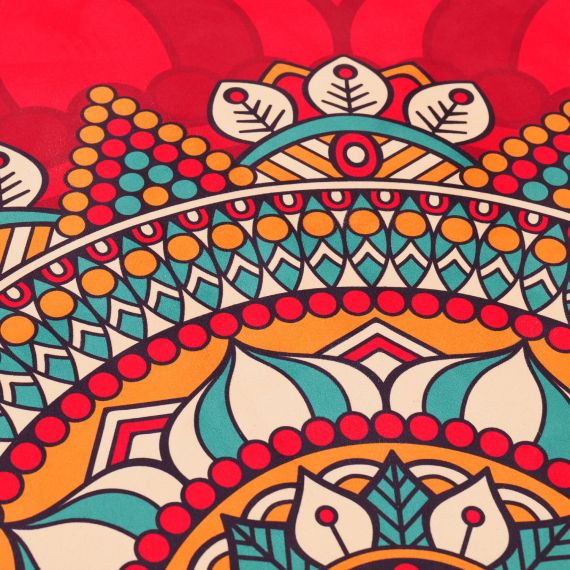 КОВРИК ДЛЯ ФИТНЕСА И ЙОГИ DFC MEDITATION DELUXE, 183X68X0,5 СМ, HARMONY