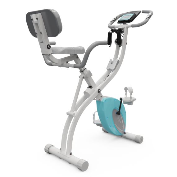ВЕЛОТРЕНАЖЕР X-BIKE DFC DAVCREATOR, БЕЛО-ГОЛУБОЙ