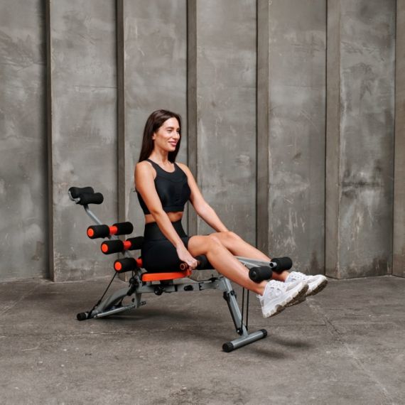 УНИВЕРСАЛЬНЫЙ СИЛОВОЙ ТРЕНАЖЁР DFC CAPITAL SPORTS AB TRAINER ОРАНЖЕВЫЙ