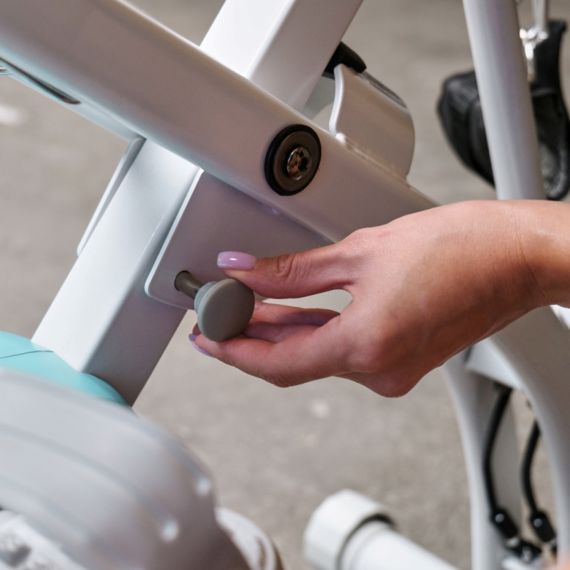 ВЕЛОТРЕНАЖЕР X-BIKE DFC DAVCREATOR MAX, БЕЛО-ГОЛУБОЙ