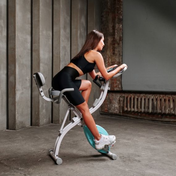 ВЕЛОТРЕНАЖЕР X-BIKE DFC DAVCREATOR, БЕЛО-ГОЛУБОЙ