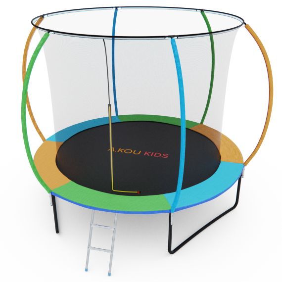 БАТУТ С СЕТКОЙ DFC A.KOU KIDS 10FT С ЛЕСТНИЦЕЙ