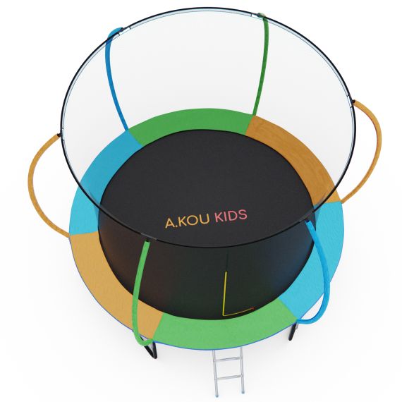 БАТУТ С СЕТКОЙ DFC A.KOU KIDS 10FT С ЛЕСТНИЦЕЙ