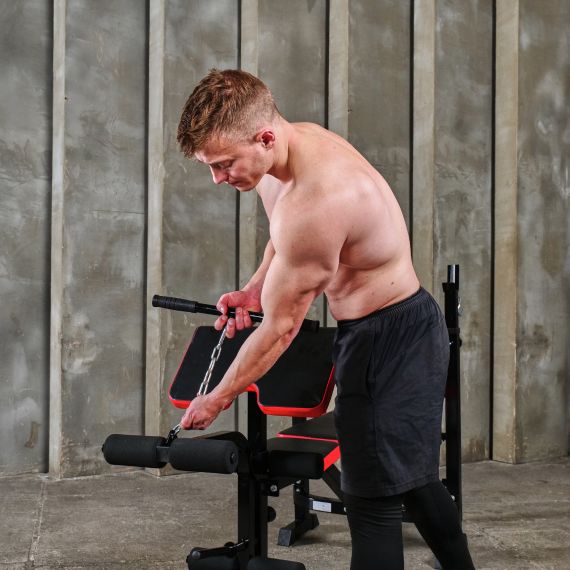 СКАМЬЯ СО СТОЙКАМИ ПОД ШТАНГУ DFC FYTTER BEW04R