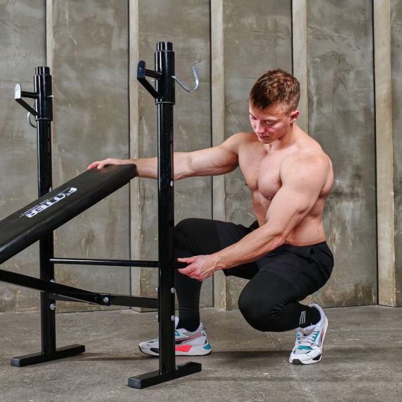 СКАМЬЯ СО СТОЙКАМИ ПОД ШТАНГУ DFC FYTTER BEW04X