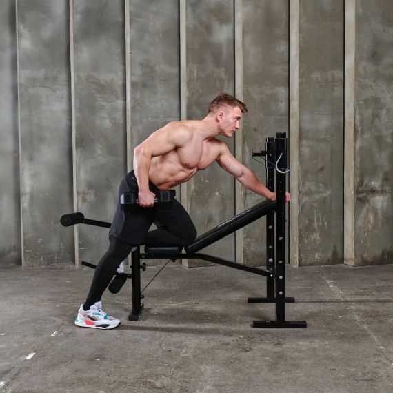 СКАМЬЯ СО СТОЙКАМИ ПОД ШТАНГУ DFC FYTTER BEW04X