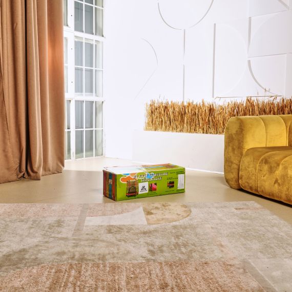 БАТУТ ДЕТСКИЙ DFC TRAMPOLINE-RED 55" С СЕТКОЙ