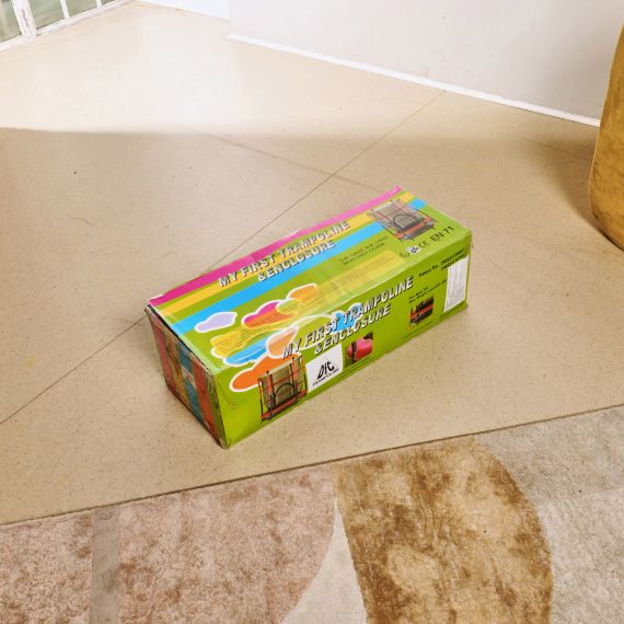 БАТУТ ДЕТСКИЙ DFC TRAMPOLINE-RED 55" С СЕТКОЙ