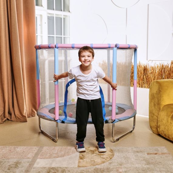 БАТУТ ДЕТСКИЙ DFC A.KOU KIDS 48" (122 СМ) С СЕТКОЙ