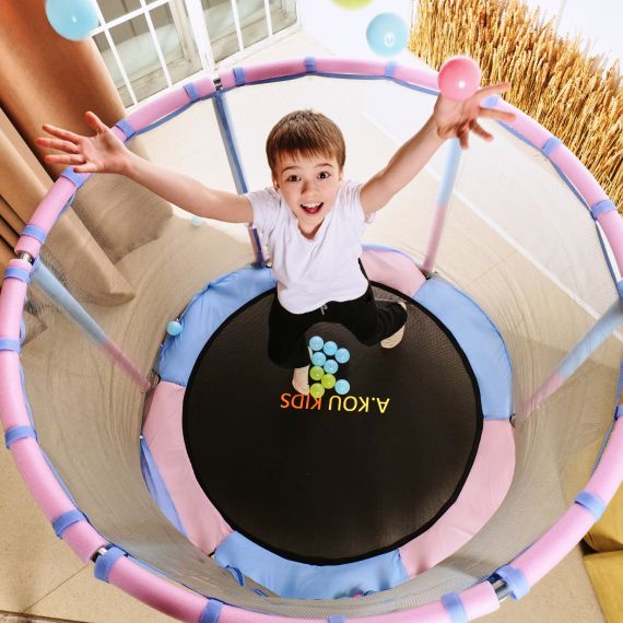 БАТУТ ДЕТСКИЙ DFC A.KOU KIDS 48" (122 СМ) С СЕТКОЙ