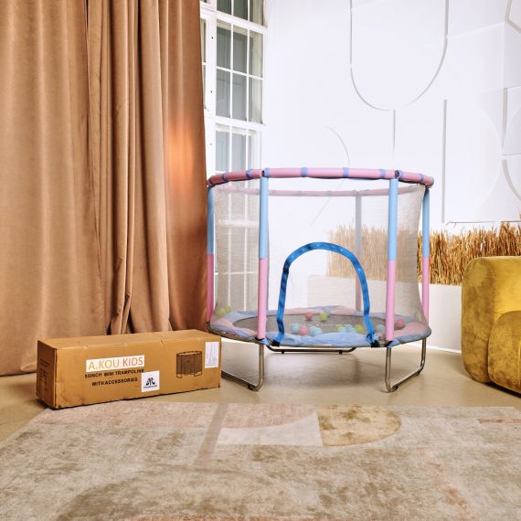 БАТУТ ДЕТСКИЙ DFC A.KOU KIDS 48" (122 СМ) С СЕТКОЙ