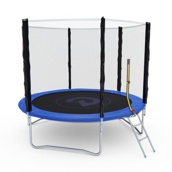 БАТУТ С СЕТКОЙ DFC PELPO 10FT С ЛЕСТНИЦЕЙ, BLUE