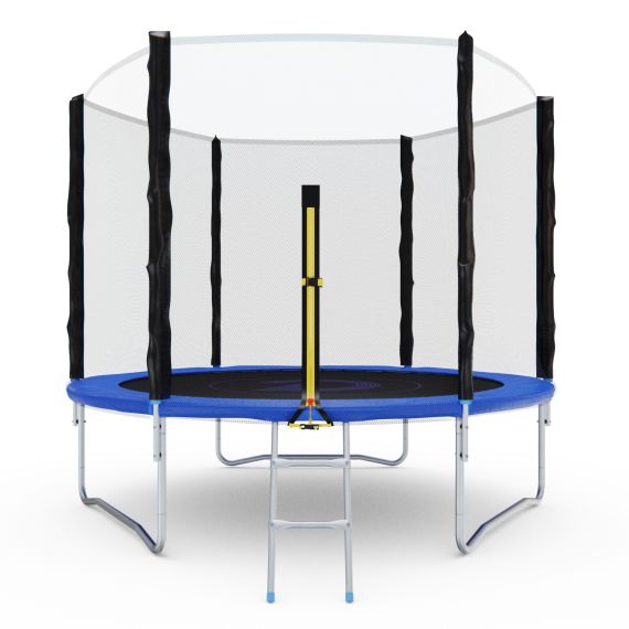 БАТУТ С СЕТКОЙ DFC PELPO 8FT С ЛЕСТНИЦЕЙ, BLUE