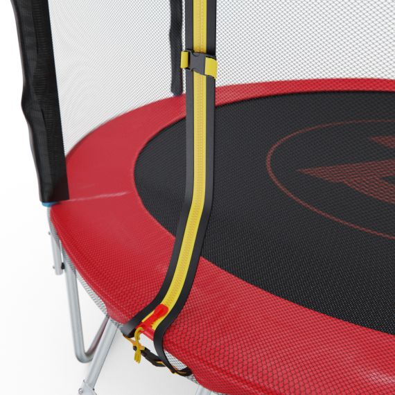 БАТУТ С СЕТКОЙ DFC PELPO 8FT С ЛЕСТНИЦЕЙ, RED