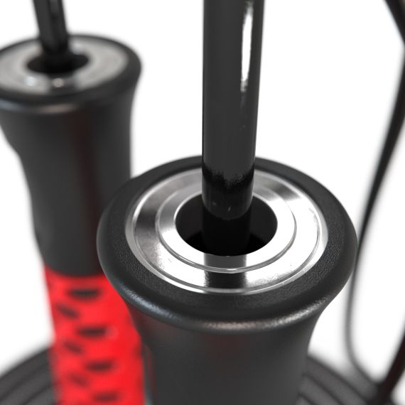 СПОРТИВНАЯ СКАКАЛКА DFC С ПОДШИПНИКАМИ / 300 СМ / КРАСНАЯ